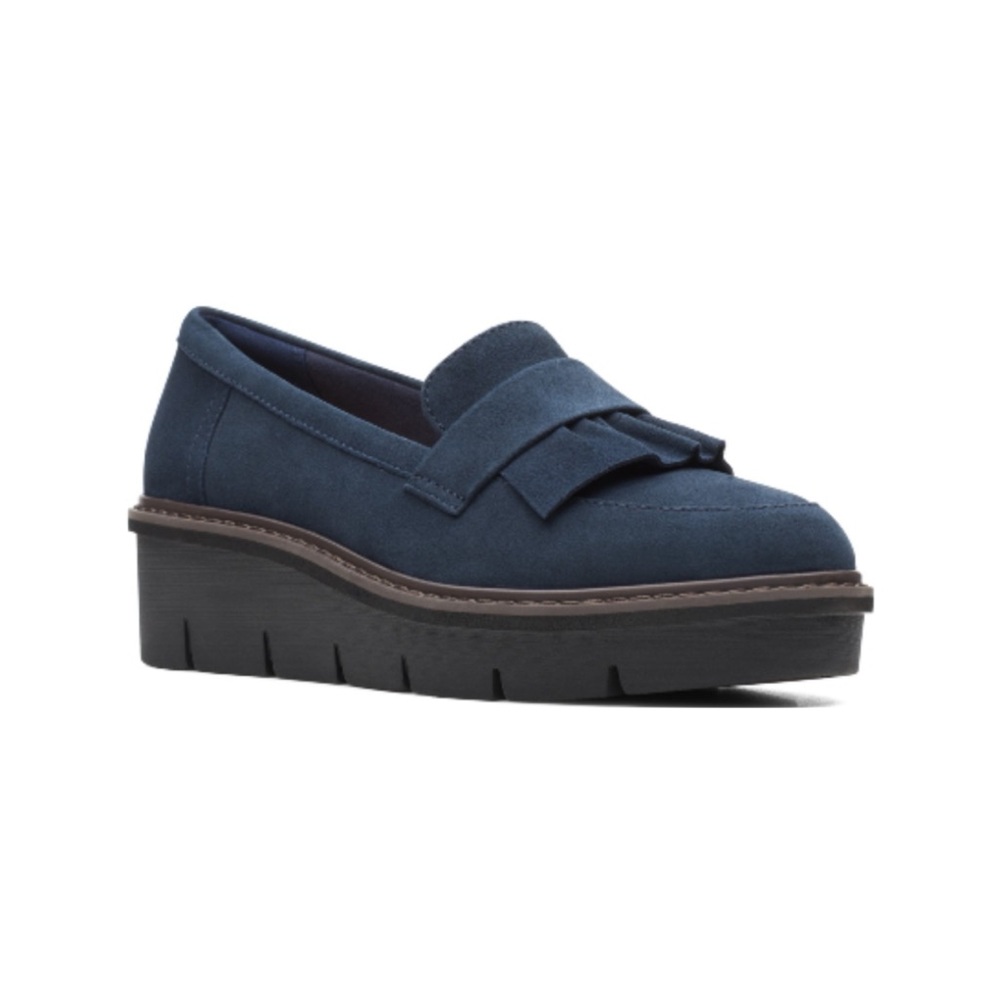 Navy Blue Women's Loafers